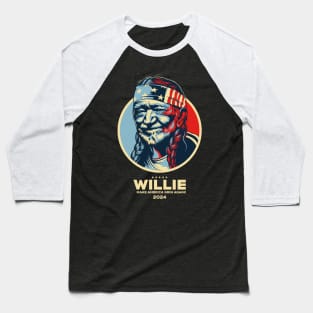 VOTE WILLIE Baseball T-Shirt